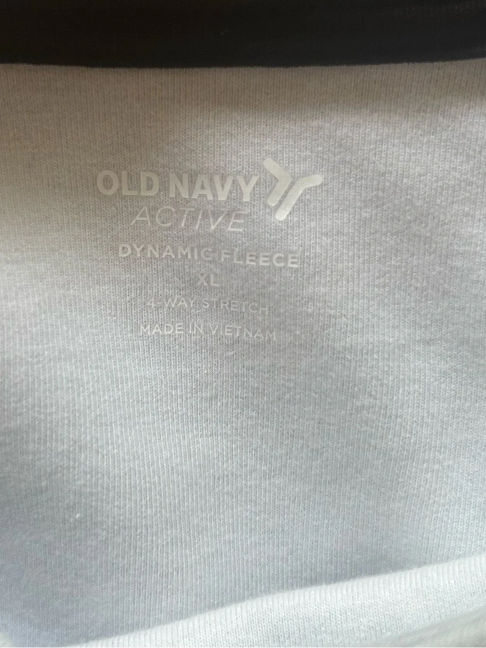 Old Navy Active Men's Fleece Sweatshirt 1/2 Zip Mock Neck Stretch Pockets XL